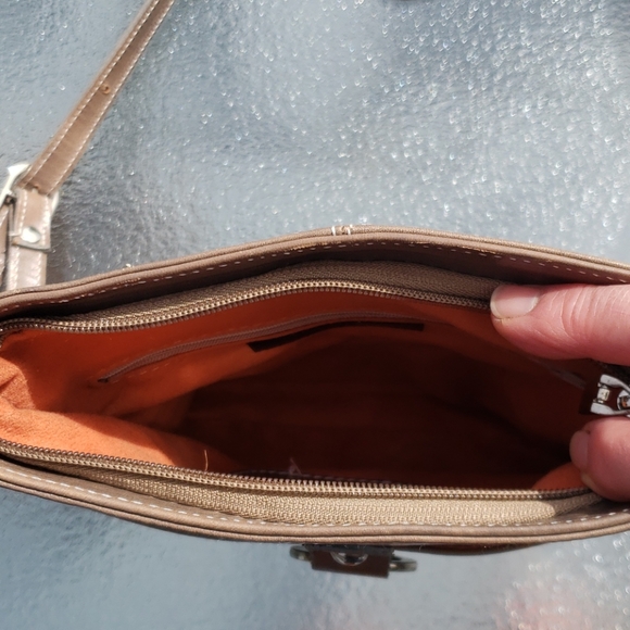 Florence Borse In Pelle Real Leather Crossbody Purse - Picture 9 of 15